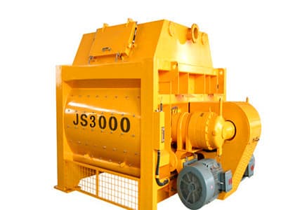 JS3000 compulsory concrete mixer